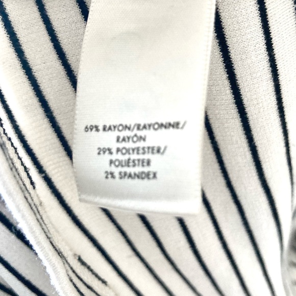 Ann Taylor Striped Mock Neck Lantern Sleeve Top Size S - Picture 10 of 12